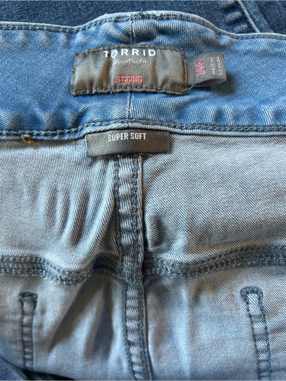 Torrid Denim Jegging Super Stretch Skinny Ankle 24P Super Soft so comfortable - Picture 13 of 13